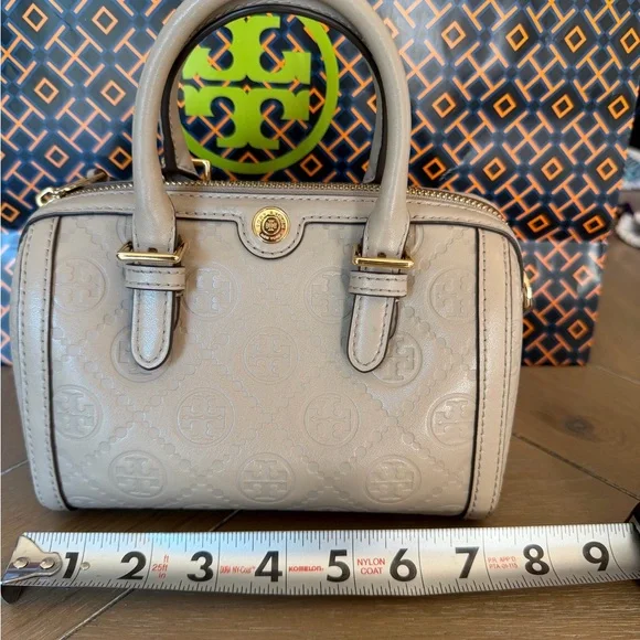 Tory Burch Light Gray Mini Bag cross body - Picture 9 of 11